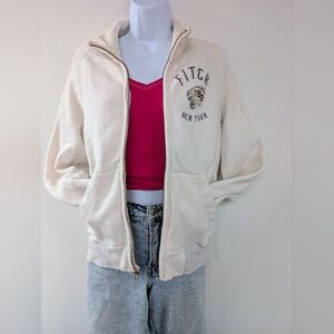 Early 2000s Abercrombie & Fitch Cream Jacket
